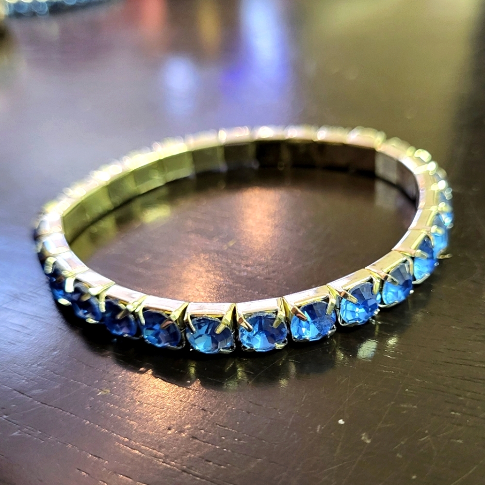 Another Slightly Darker Blue Costume Bracelet